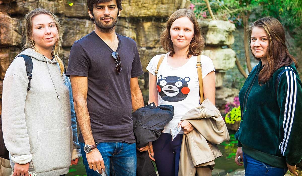 Minin University students return from Shandong University of Technology after a term of studying