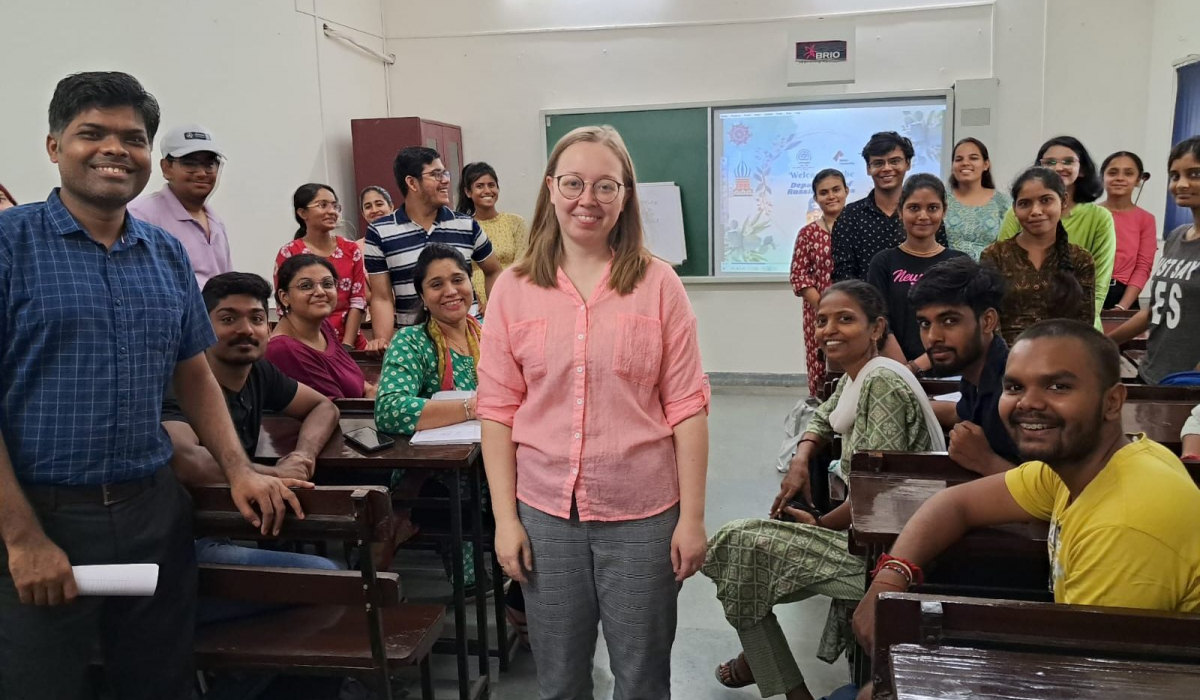 Online Russian Language Course completed at the Center for Open Education of Minin University in India