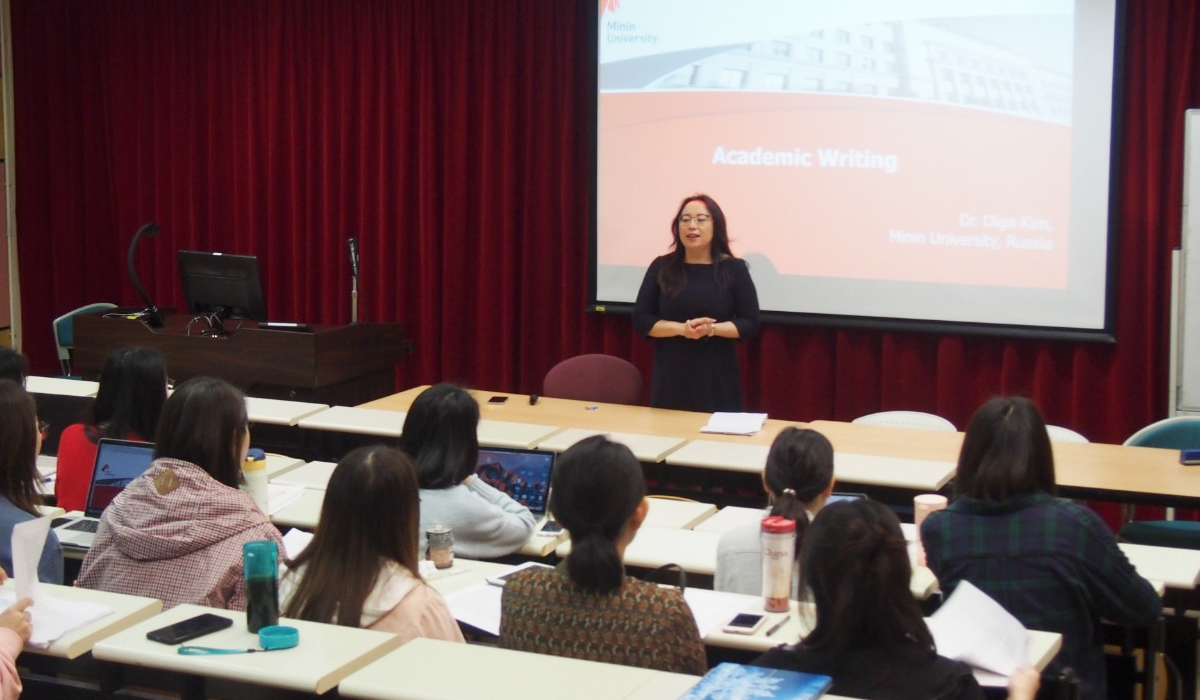 Advisor to the rector Kim Olga held a course of lectures in the Education University of Hong Kong