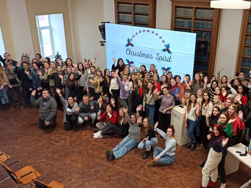 On December 24th, Minin university held out “The Christmas Spirit”, an annual Christmas celebration at the Faculty of Humanities