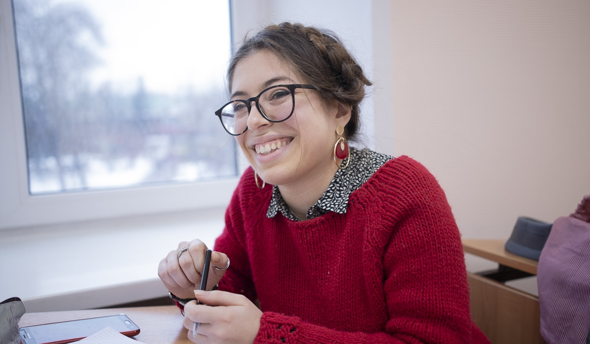 Italian student Rifatto Simona shares her impressions about her studies in Russia: “It's really great that Russian universities provide individual approach to each student”