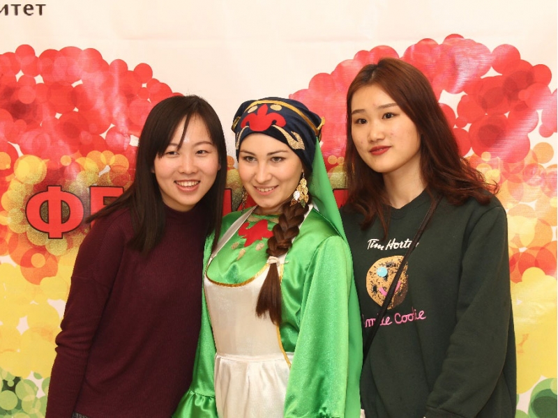 The Festival of World's Nations has United Students from Different Countries